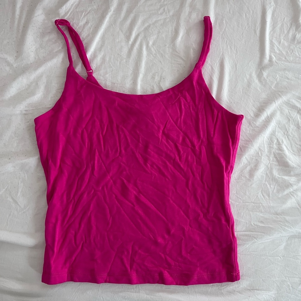 Fashion Nova Hot Pink / Fuschia Adjustable Strap Cami